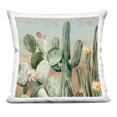 Stupell Industries Cacti Blooms Among Thorns Indoor Pillow, 18 x 7 x 18