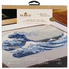 DMC Advanced Cross Stitch Kit-The Great Wave By Katsushika Hokusai