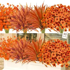 40 Bunches Artificial Fall Outdoor