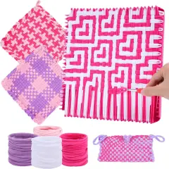 10 Inch Potholder Weaving Loom Kit for Kids & Beginners