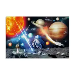 Stupell Industries Space & Astronauts Collage Canvas Wall Art Design by Reinders
