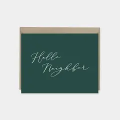 "Hello" Neighbor Script Cards