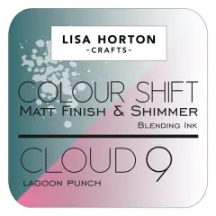 Lisa Horton Crafts Cloud 9 Color Shift Ink Pad-Lagoon Punch