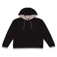 LAt&reg; Adult Statement Fleece Pullover Hoodie BLACK/ TITANIUM