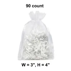3" x 4" Organza Bag Perfect for Jewelry and Gifts