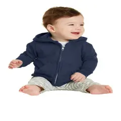 Port & Company&reg; Everyday Infant Core Fleece Zip Hoodie Navy