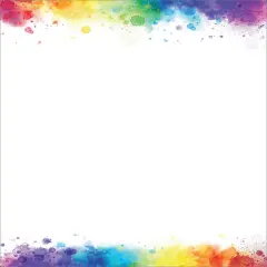 Great Papers! Rainbow Burst Letterhead, for Invitations, Announcements and Personal Messages, Printer Friendly 8.5&rdquo;x11&rdquo;, 50 Pack