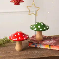 Woodland Whimsy Mushrooms - Red