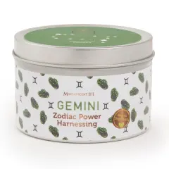 Magnificent 101 Gemini Zodiac Sign Candle &ndash; Scented Soy Wax &ndash; Make Great Birthday or Holiday Gifts for Horoscope and Astrology Fans &ndash; 6 oz Tin Holder Ideal for Men&rsquo;s and Women&rsquo;s D&eacute;cor Styles Multicolor