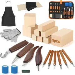 39PCS Wood Carving Kit for Beginners