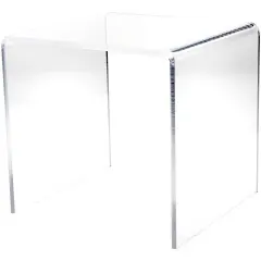 Plymor Clear Acrylic Square Display Riser