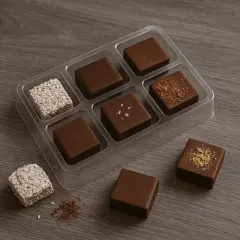 Candy Tackle Box 6 Cavity 4 1/16" x 1" x 5 7/8" 25 pack CTBS23