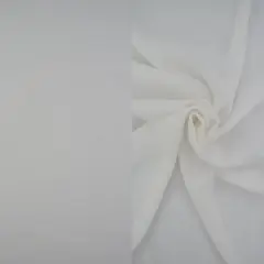 1 Yard Rayon Crepon Solid Woven Fabric Soft Textured Drapery Accent 50/51" Width IVORY