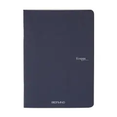 Fabriano Ecoqua Original Saddle-Stitched Notebook, Size A4, 40 Sheets, 8.3" x 11.7" Navy
