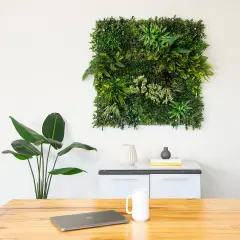 Nearly Natural Amazon Rainforest Artificial Living Wall Panel - 40" - Green