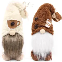 Tomte Gnomes Plush Ornament Set of 2