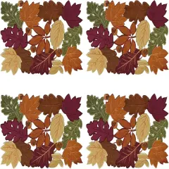 4 PCS Thanksgiving Placemats for Dining Table(Harvest)