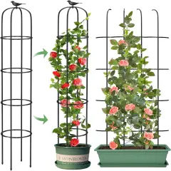 Tower Obelisk Garden Trellis for Climbing Plant - 73.6inch