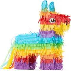 Donkey Pinyata Cinco de Mayo Small Pinata 16.5 inches Mexican Party Decoration for Birthdays, Fiestas and Kids Party Favors