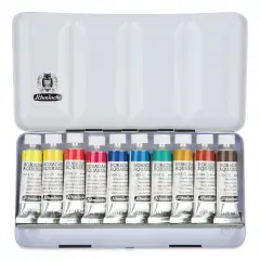 Schmincke Horadam Aquarell Artist Watercolor - Set of 10, Assorted Colors, 15 ml, Tubes