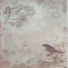 Birdsong Nostalgia Designer Printed AIDA Fabric. Canvas for embroidery with an applied backgroundKF-1311A