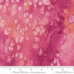 Pink Rose Flow Basic Watercolor Painting 44"/45" Fabric Per Yard
