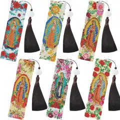 PCS Guadalupe Diamond Painting Bookmarks Kit for Adults