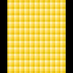 Checkered Gingham Yellow Cotton Fabric | By the Yard | Sewing and Crafting | 44 inches wide
