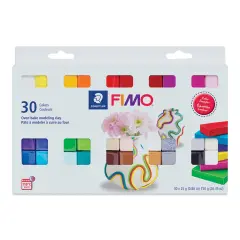 Staedtler Fimo Soft Polymer Clay - Color Sampler, Set of 30