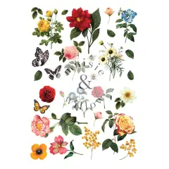 24 Maisie&WillowTransfers-MajesticGarden-3sheets-totalsheetsize17x24 rub-ons
