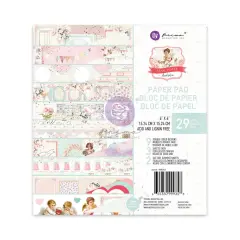 Love Notes Collection 6x6 Paper Pad - 29 sheets - 9 double sided designs x 3 sheets each + 2 cut-out sheets