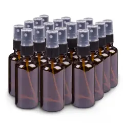 Small Amber Glass Spray Bottles - 18