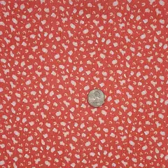 1 Yard Rayon Crinkle Burnt Coral Woven Fabric 50/52&Prime; Wide