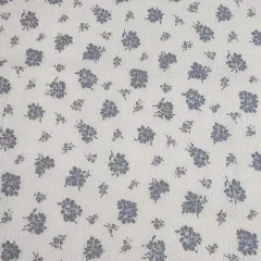 1 Yard Cool Gray Rayon Crinkle Lightweight Textured Crepon Fabric 50/52" Width