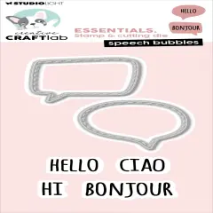 Studio Light Essentials Cutting Die-Nr. 89, Speech Bubbles