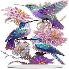 DIY Diamond Painting Desktop Ornament Hummingbird Kits