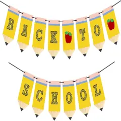 Back to School Pencil Banner