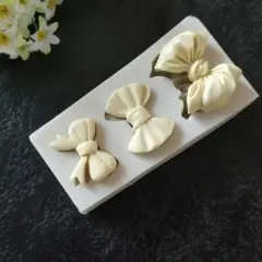 Perfect Puff Bow Trio Silicone Mold