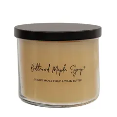Buttered Maple Syrup Color Changing Candle 15.5 oz Three Wick