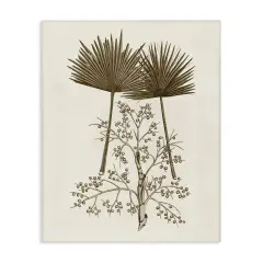 Stupell Industries Palm Leaf & Olive Branches Canvas Design by Phillipa Katz