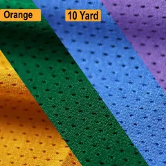 Pro Brite Mesh Fabric 100% Polyester, Breathable Activewear Mesh for Sports & Fashion Projects 58/60" Wide Orange