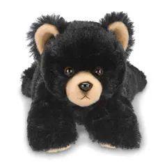 Bearington Lil' Smokie Small Plush Stuffed Animal Black Bear, 9 Inches