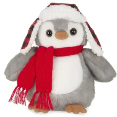 Bearington Cappy Plush Penguin Stuffed Animal, 9.5 " Stuffed Penguin, Ideal Christmas Animal Gift for Toddlers, Kids & Teens, For Ages 3-14 Multicolor