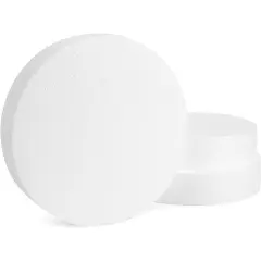 Craft Foam Disks, White Circles for Arts and DIY Crafts (10 x 2 in, 3 Pack)