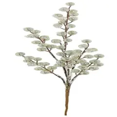 Select Artificials Frosted Metallic Glitter Berry Artificial Christmas Spray - 18" - Champagne Gold