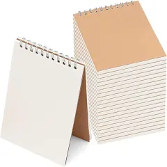 25 Pack A6 Sketch Notebooks, 120 Pages 60 Sheets Top Spiral Bound Pocket Sketchbooks