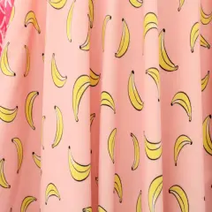 1 Yard Tropical Fruits Print Spandex Fabric Swimwear Activewear Dancewear 58/60 Inches Wide Bananas
