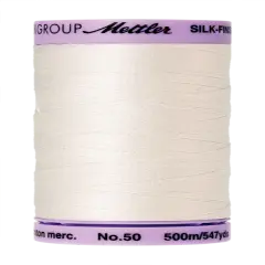 Candlewick (9104-3000) | Silk-Finish Cotton 50wt (500M / 547Y) | Mettler Thread