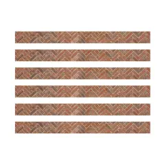 Curiosity Garden Brick Extra Wide Deco Trim&reg;, 37 Feet Per Pack, 6 Packs