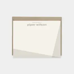 Color Block Note Card XI